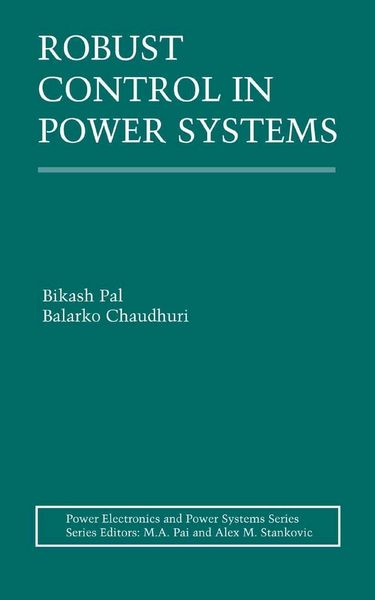 Produktbild: Robust Control in Power Systems