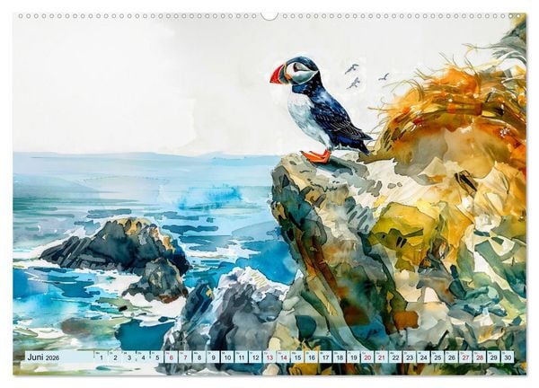 Produktbild: Eisige Polarkreise - Faszination der polaren Tierwelt (hochwertiger Premium Wandkalender 2026 DIN A2 quer), Kunstdruck in Hochglanz