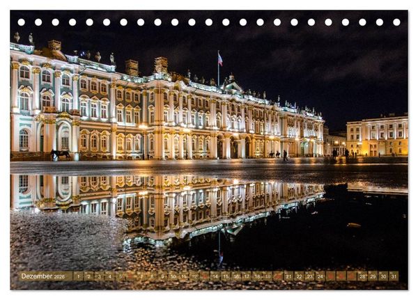 Produktbild: St. Petersburg - Alles Gold was gl&auml;nzt (Tischkalender 2026 DIN A5 quer), CALVENDO Monatskalender