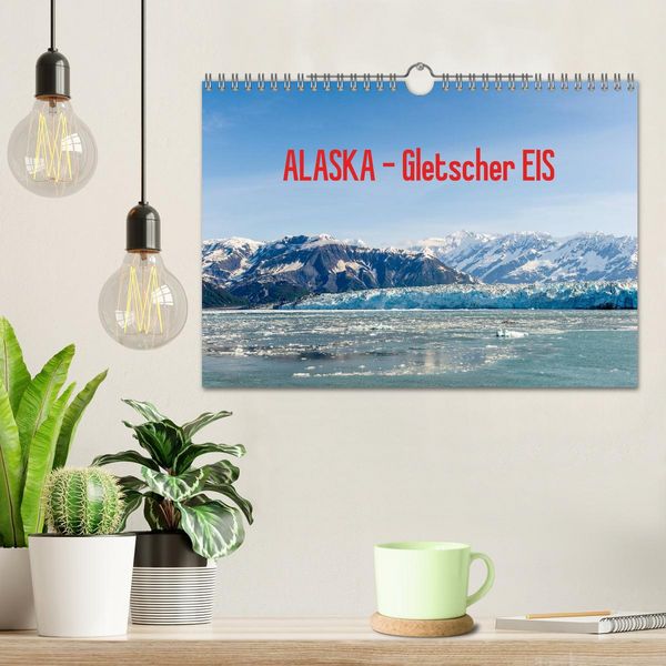 Produktbild: ALASKA Gletscher EIS (Wandkalender 2026 DIN A4 quer), CALVENDO Monatskalender