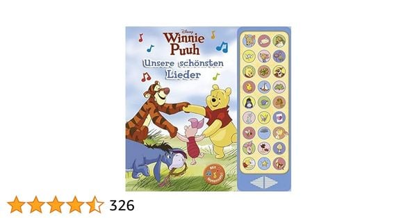 Produktbild: Soundbuch, Winnie Puuh, Unsere sch&ouml;nsten Lieder (X)