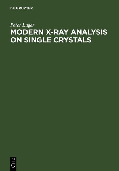 Produktbild: Modern X-Ray Analysis on Single Crystals