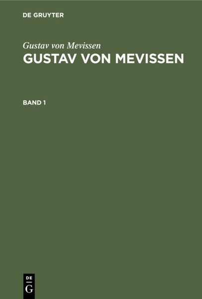 Produktbild: Gustav von Mevissen. Band 1