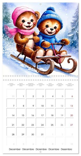 Produktbild: Mr. and Mrs. Fluff (Wall Calendar 2026 12 &times; 12 Inch) CALVENDO 12 Month Wall Calendar