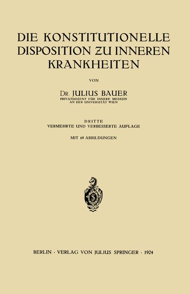 Produktbild: Die Konstitutionelle Disposition ƶu inneren Krankheiten