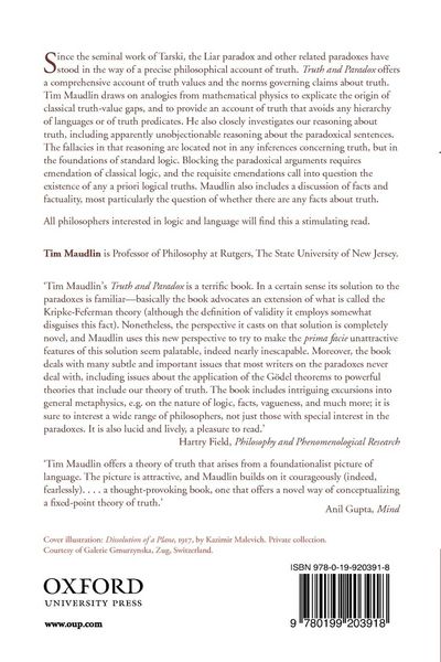 Produktbild: Truth and Paradox