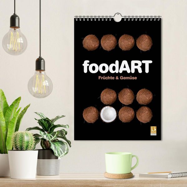 Produktbild: foodART - Fr&uuml;chte und Gem&uuml;se (Wandkalender 2026 DIN A4 hoch), CALVENDO Monatskalender