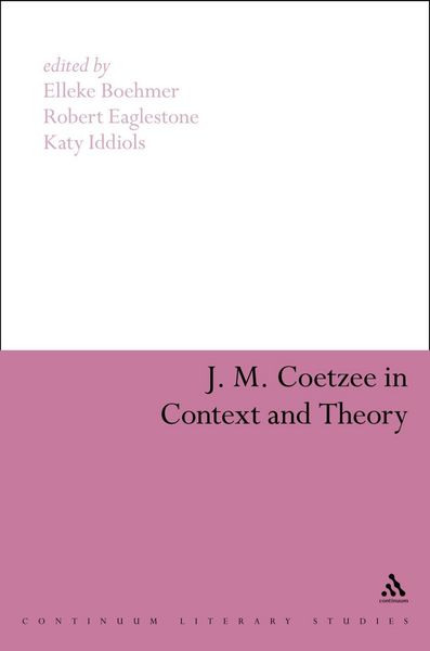 Produktbild: J. M. Coetzee in Context and Theory