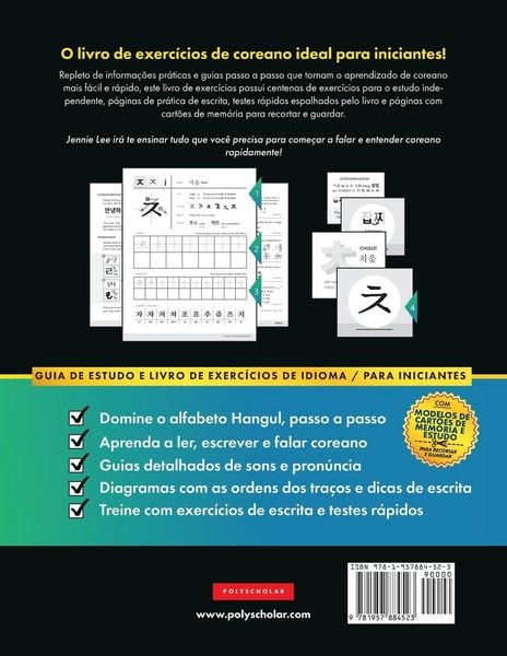 Produktbild: Aprenda Coreano - O livro de exerc&iacute;cios de idiomas para iniciantes