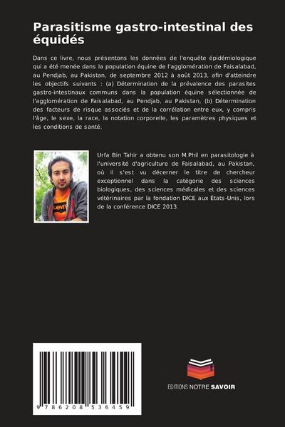 Produktbild: Parasitisme gastro-intestinal des &eacute;quid&eacute;s
