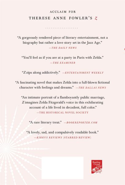 Produktbild: Z: A Novel of Zelda Fitzgerald