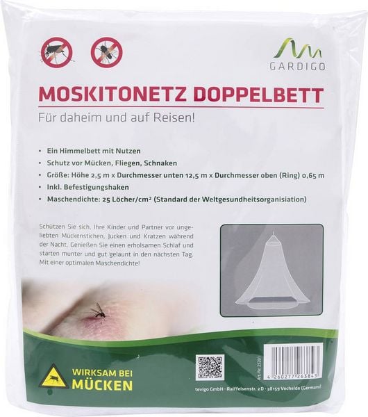 Produktbild: Gardigo 25201 Moskitonetz (B x H) 12500mm x 2500mm Wei&szlig; 1St.
