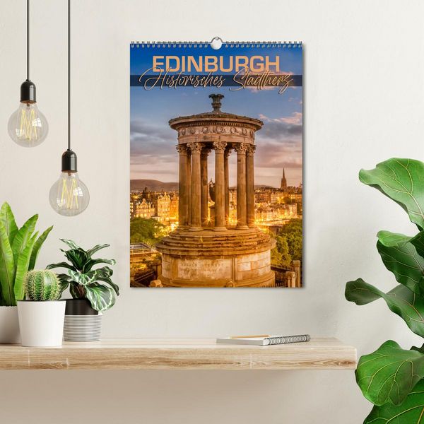 Produktbild: EDINBURGH Historisches Stadtherz (Wandkalender 2026 DIN A3 hoch), CALVENDO Monatskalender