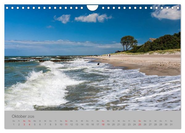 Produktbild: Ostsee, Fischland-Dar&szlig; (Wandkalender 2026 DIN A4 quer), CALVENDO Monatskalender