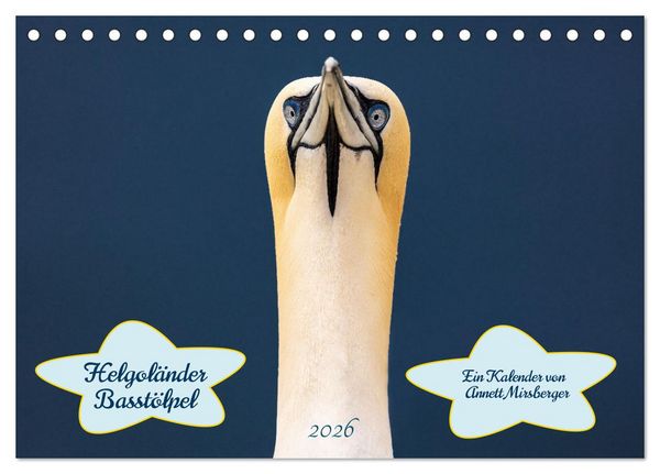 Produktbild: Helgol&auml;nder Basst&ouml;lpel 2026 (Tischkalender 2026 DIN A5 quer), CALVENDO Monatskalender
