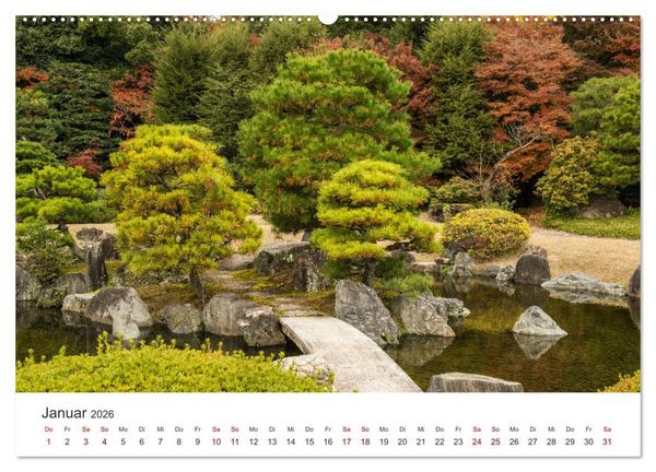 Produktbild: Japanischer Herbst und Laub (Wandkalender 2026 DIN A2 quer), CALVENDO Monatskalender