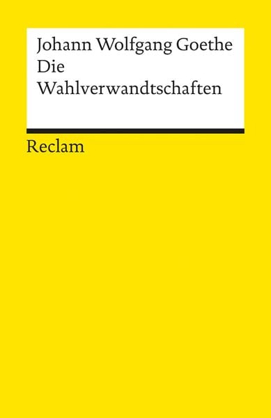 Produktbild: Die Wahlverwandtschaften