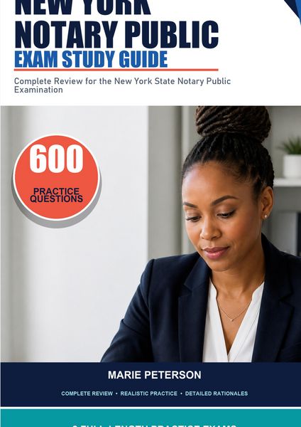 Produktbild: New York Notary Public Exam Study Guide