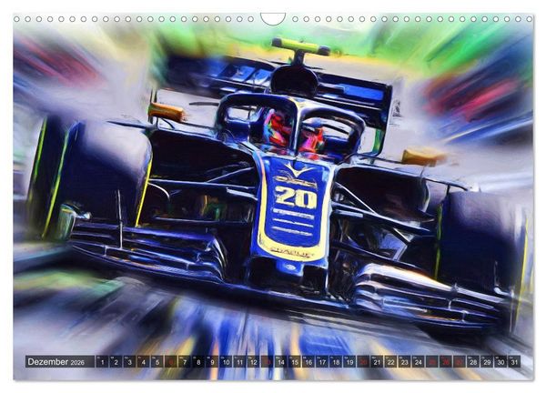 Produktbild: Faszinierende Formel 1 (Wandkalender 2026 DIN A3 quer), CALVENDO Monatskalender
