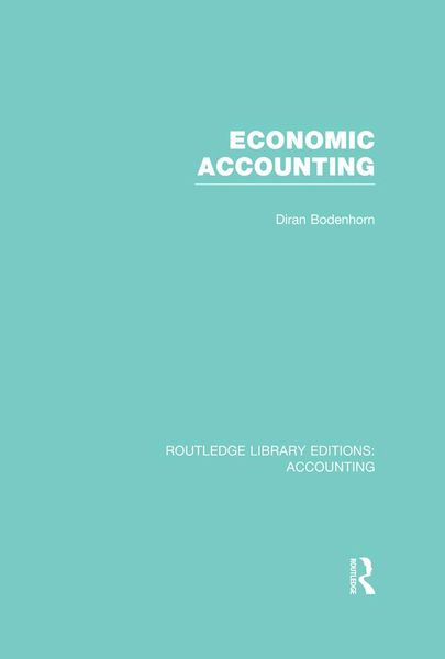 Produktbild: Economic Accounting (RLE Accounting)