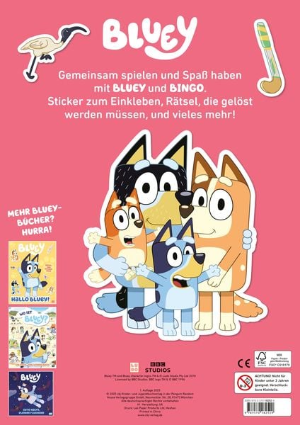 BLUEY – Spielzeit