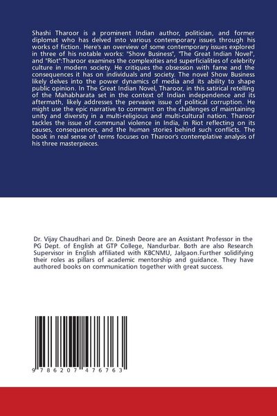 Produktbild: Shashi Tharoo'r Contemplation on Contemporary Issues