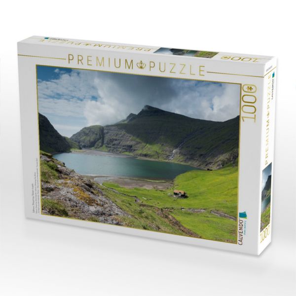 Produktbild: CALVENDO Puzzle Saksun, Streymoy, F&auml;r&ouml;er-Inseln | 1000 Teile Lege-Gr&ouml;&szlig;e 64x48cm Foto-Puzzle f&uuml;r gl&uuml;ckliche Stunden