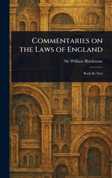 Produktbild: Commentaries on the Laws of England