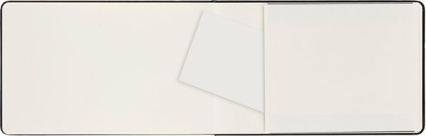 Produktbild: Moleskine Aquarellalbum, L/A5, 200g-Aquarellpapier, Hard Cover, Schwarz