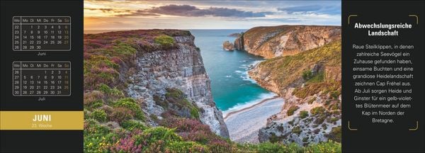 Produktbild: Naturparadiese Premium-Tischplaner 2027 - Wochenkalender mit 53 Fotografien