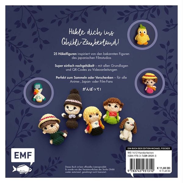 Produktbild: Mini-Amigurumis &ndash; Das inoffizielle H&auml;kelbuch f&uuml;r Ghibli-Fans