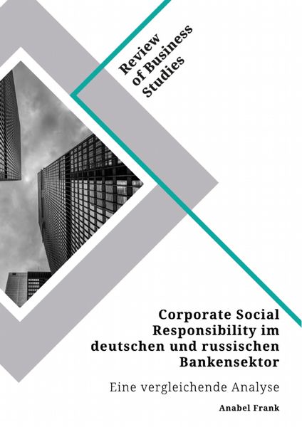 Produktbild: Corporate Social Responsibility im deutschen und russischen Bankensektor