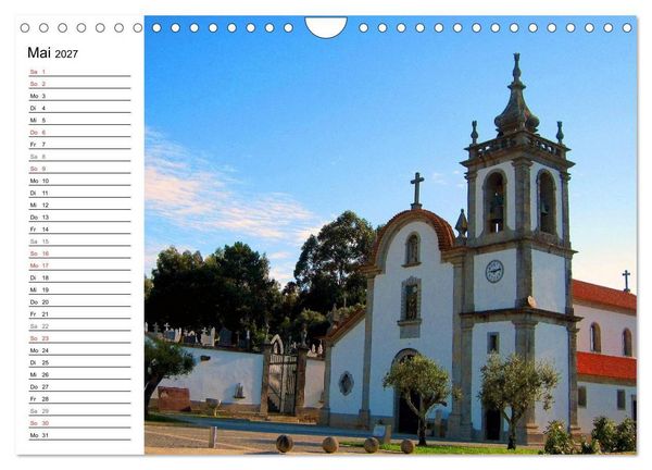 Produktbild: Jakobsweg - Camino Portugues (Wandkalender 2027 DIN A4 quer), CALVENDO Monatskalender