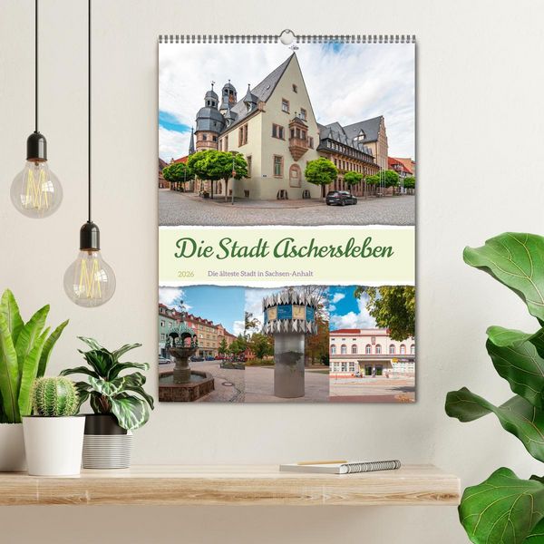 Produktbild: Die Stadt Aschersleben (Wandkalender 2026 DIN A2 hoch), CALVENDO Monatskalender