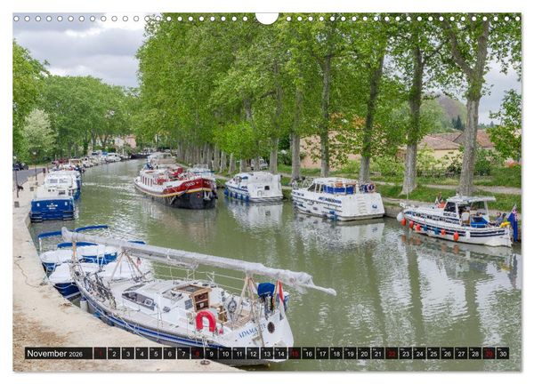 Produktbild: Der K&ouml;nigliche Kanal. Die Wasserstra&szlig;e im Languedoc (Wandkalender 2026 DIN A3 quer), CALVENDO Monatskalender