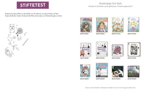 Produktbild: Malbuch Manga & Anime