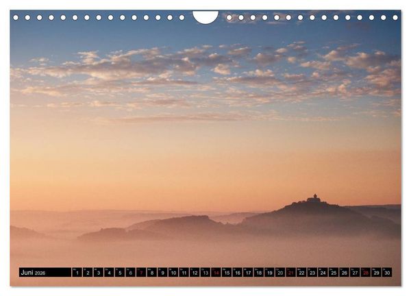 Produktbild: Lichtstimmungen Th&uuml;ringen - Eine Reise von Morgens bis Abends (Wandkalender 2026 DIN A4 quer), CALVENDO Monatskalender