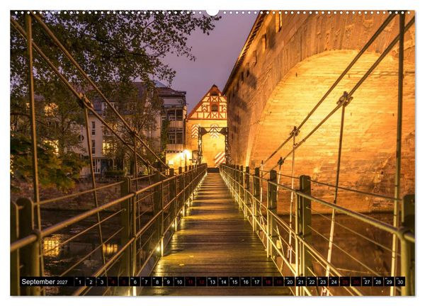 Produktbild: Wunderbares N&uuml;rnberg (Wandkalender 2027 DIN A2 quer), CALVENDO Monatskalender
