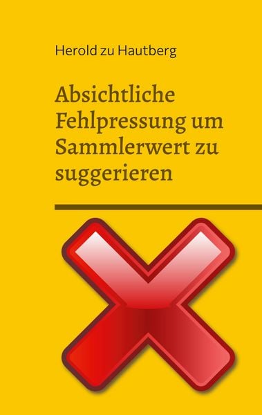 Produktbild: Absichtliche Fehlpressung um Sammlerwert zu suggerieren