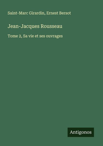 Produktbild: Jean-Jacques Rousseau