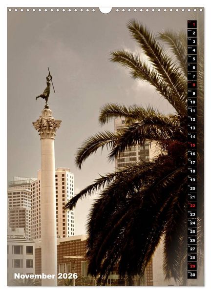 Produktbild: Lovely Town SAN FRANCISCO (Wall Calendar 2026 DIN A3 portrait), CALVENDO 12 Month Wall Calendar