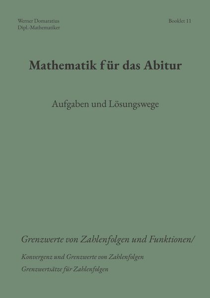 Produktbild: Mathematik f&uuml;r das Abitur