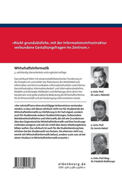 Produktbild: Wirtschaftsinformatik