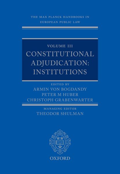 Produktbild: The Max Planck Handbooks in European Public Law
