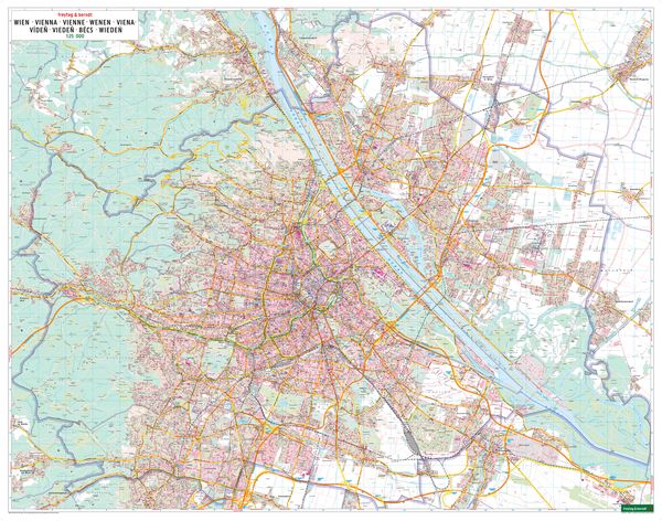Produktbild: freytag & berndt Stadtplan Wien 1:25.000