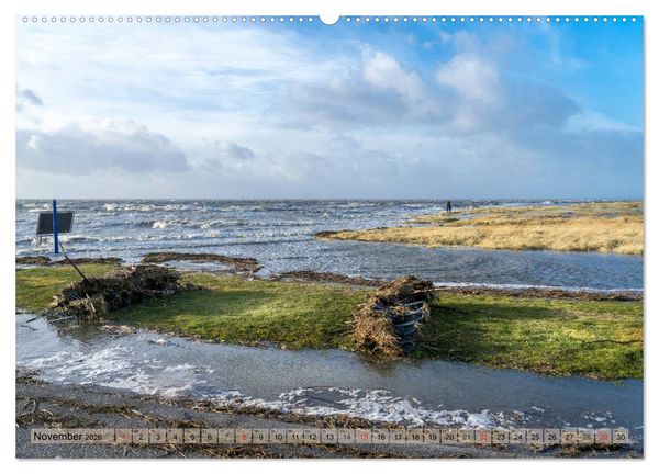 Produktbild: Norddeich Spaziergang vom Hafen bis zum Strand (Wandkalender 2026 DIN A2 quer), CALVENDO Monatskalender