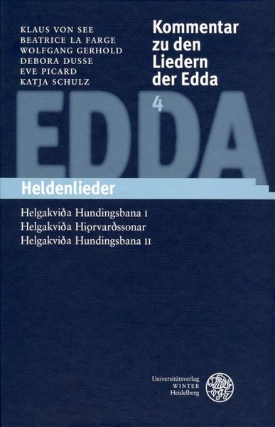 Produktbild: Kommentar zu den Liedern der Edda / Heldenlieder