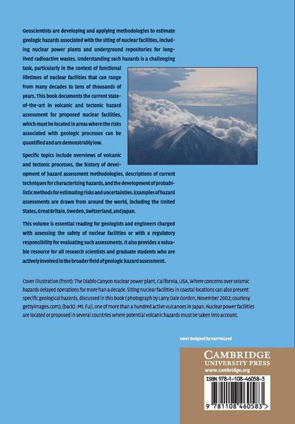 Produktbild: Volcanic and Tectonic Hazard Assessment for Nuclear Facilities