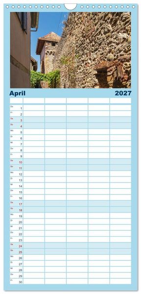 Produktbild: Familienplaner 2027 - Freinsheim - So Wunderbar mit 5 Spalten (Wandkalender, 21 x 45 cm) CALVENDO
