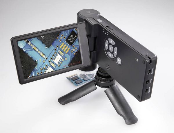 Produktbild: TOOLCRAFT Mikroskop-Kamera mit Monitor 12 Megapixel 300 x Digitale Vergr&ouml;&szlig;erung (max.): 4 x